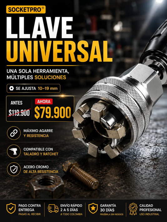 SOCKETPRO® Llave Universal
