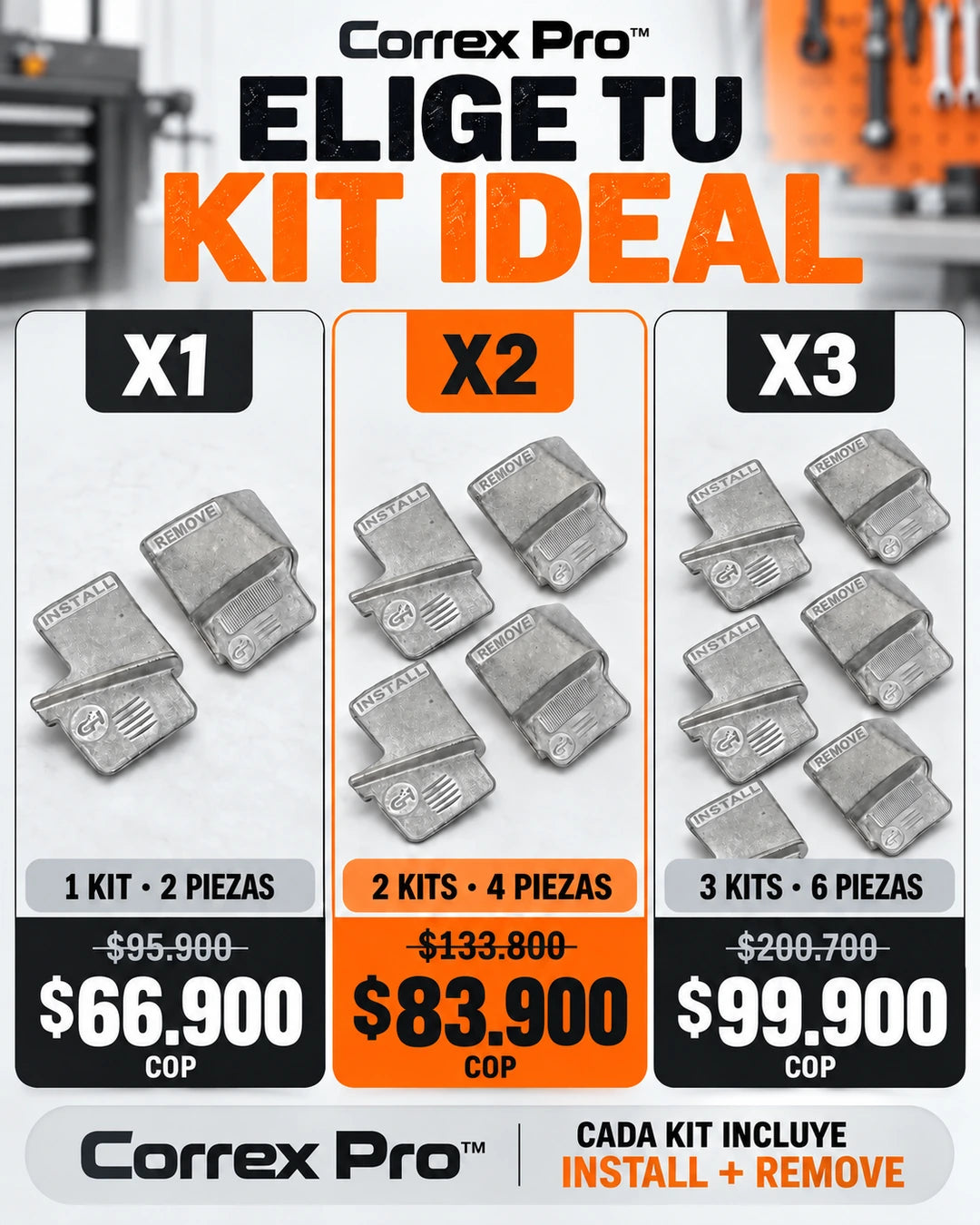 Paquetes y precios · Correx Pro™