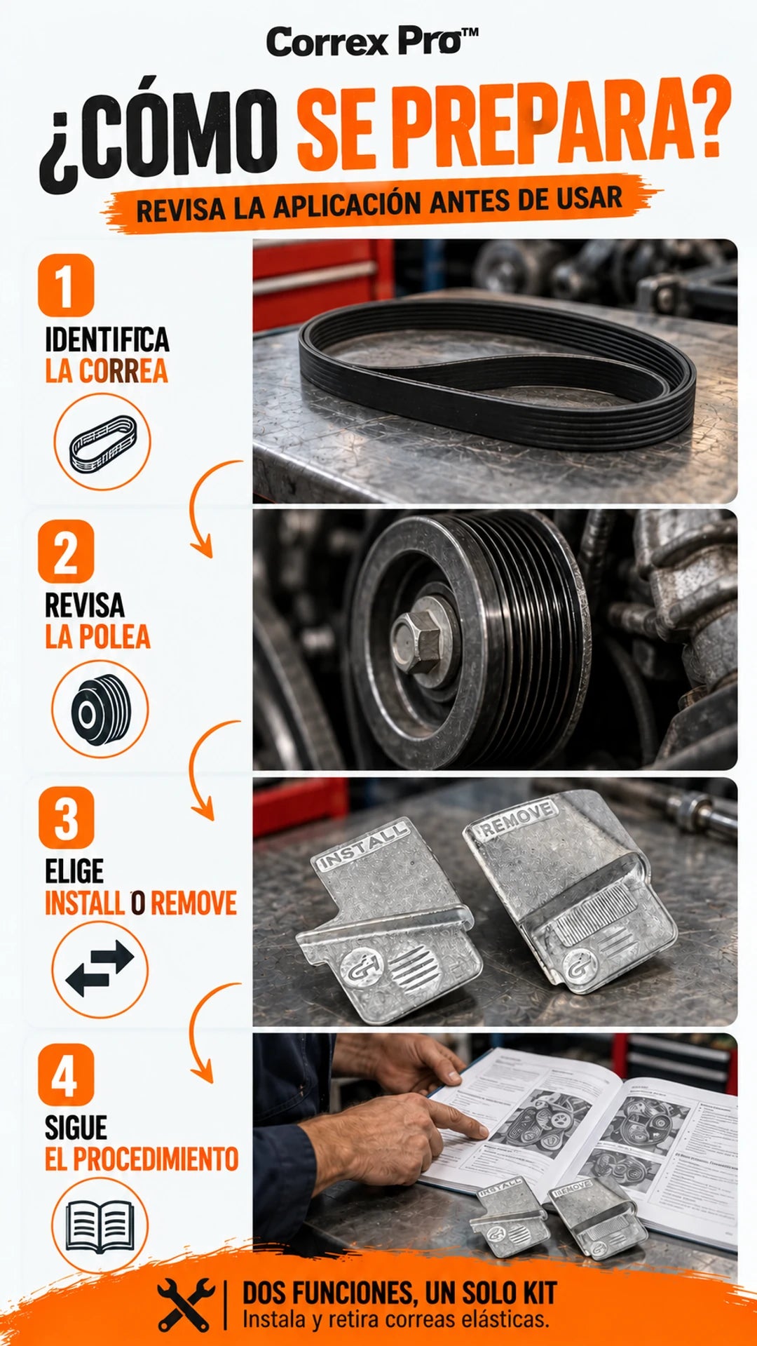 Cómo preparar la aplicación · Correx Pro™